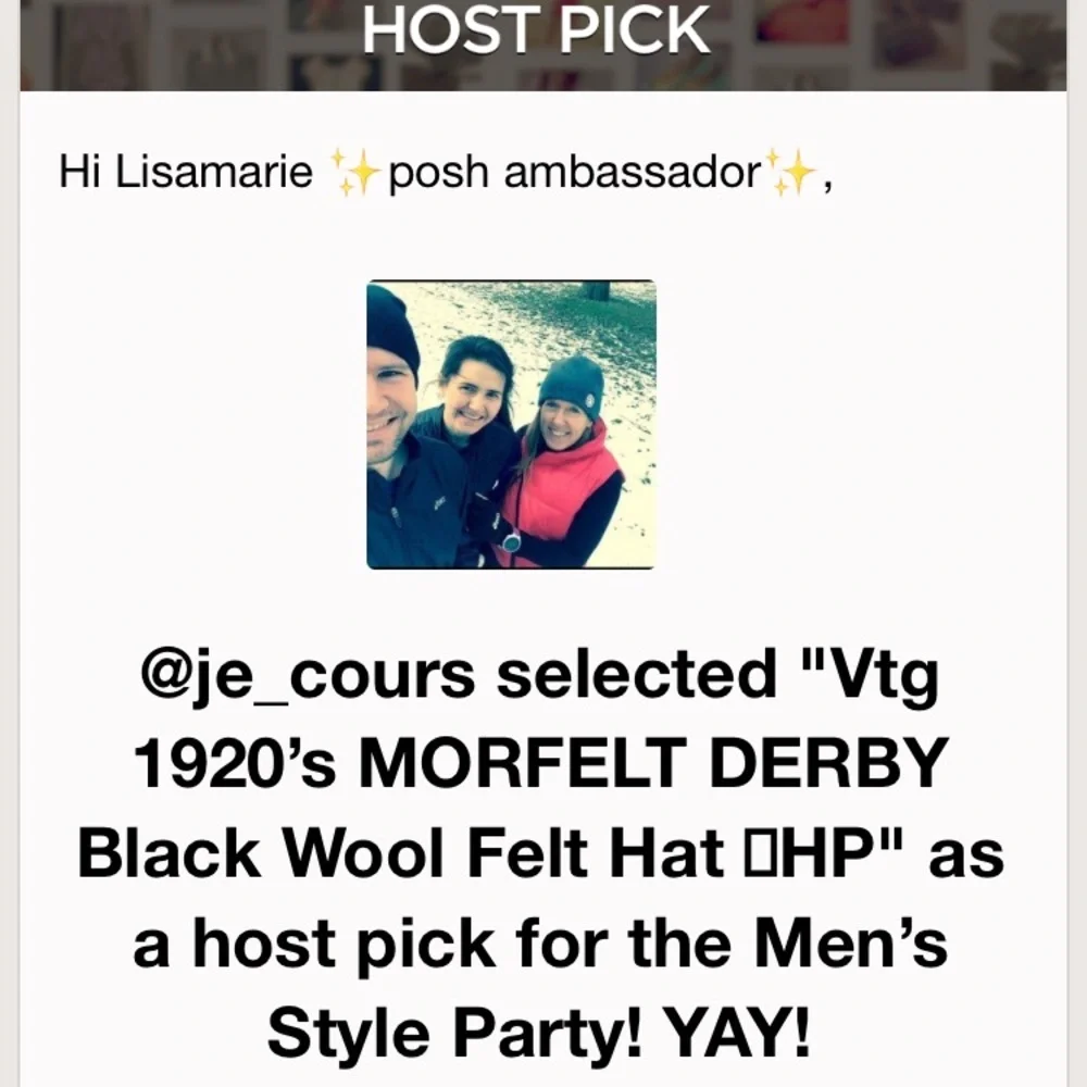 1920’s MORFELT DERBY Black Wool Felt Hat 🎉HP